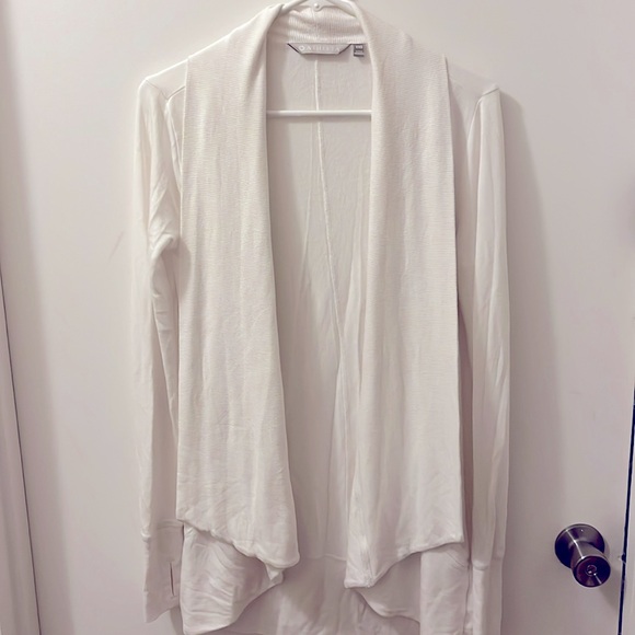 Athleta Sweaters - Athleta White Open-Front Cardigan